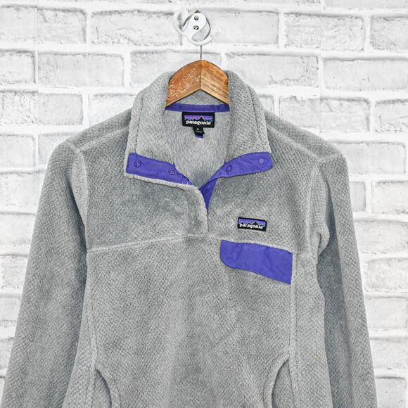 Patagonia Women's Re-Tool Snap T Pullover Jacket Polartec Fleece sz Medium - Picture 4 of 8